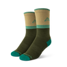 Classic Crew Trail Sock - Seafoam Socks Custom Sock Lab S/M