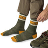 Throwback Trail Sock - Green Socks Custom Sock Lab