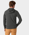AllTrails x Stio Men's Trax Power Grid Half Zip Hoodie - Raven Midlayer Stio