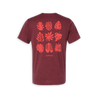 Foliage Tee - Heather Red Tees Touchstone   