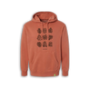 Foliage Comfort Wash Hoodie - Burnt Red Hoodie Touchstone   