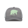 Bear Foam Trucker Hat - Gray/Light Gray Hats Touchstone   