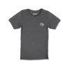 Pride Outside Tee - Heathered Charcoal Tees Rush Order Tees   