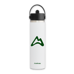 AllTrails × Hydro Flask 24 oz. Bottle with Flex Straw Cap - White Drinkware Hydro Flask   