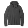 AllTrails x Stio Men's Trax Power Grid Half Zip Hoodie - Raven Midlayer Stio
