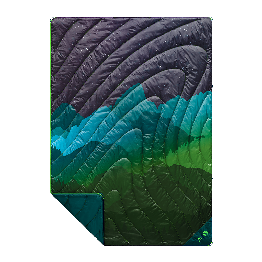 AllTrails × Rumpl Night Hikes Original Puffy Blanket Blanket Rumpl