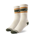 Throwback Trail Sock - White Socks Custom Sock Lab