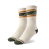 Throwback Trail Sock - White Socks Custom Sock Lab