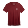 Camp AllTrails Badge Tee - Dark Red Tees Touchstone   