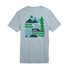 Creek Freaks & Mountain Peaks Tee - Light Blue Tees Touchstone   