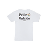 Pride Outside Kids Tee - White Kids Rush Order Tees   