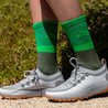 Classic Crew Trail Sock - Green Socks Custom Sock Lab